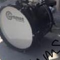 Used Full Sized Drum Set 