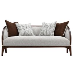 Houston Walnut/Pebble Loveseat