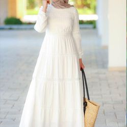 White Boho Dress by Annah Hariri