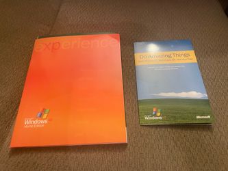 Microsoft Windows XP operating system installation disk with bonus update disk