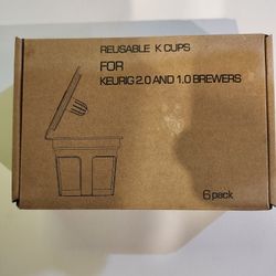 5 Pack Of Reusable K Cups For Kuerig 2.0 And 1.0 Brewers