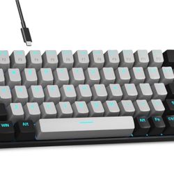 MageGee Portable 60% Mechanical Gaming Keyboard, MK-Box LED Backlit Compact 