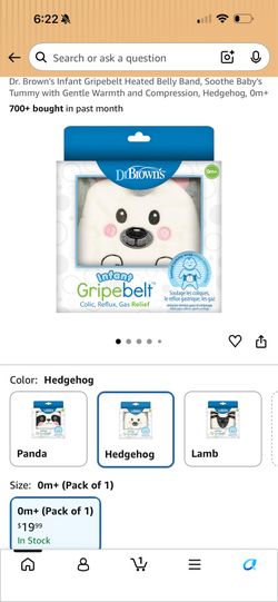 Infant gripe felt