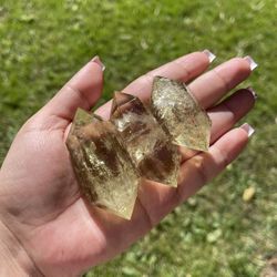 High Quality Citrine Crytsal Quartz DT Point ( Each Sold Separately)