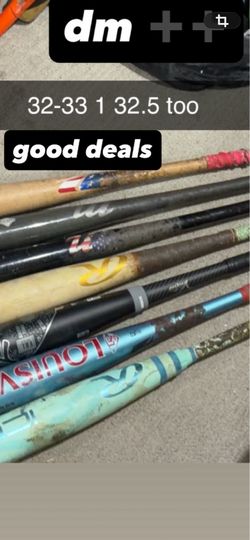 baseball bats 32-32.5
