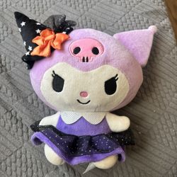 Kuromi Hello Kitty Halloween Plush