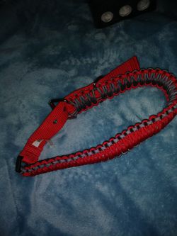 New! Large soft woven dog collar