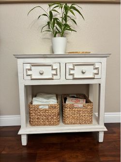Entryway table with drawers