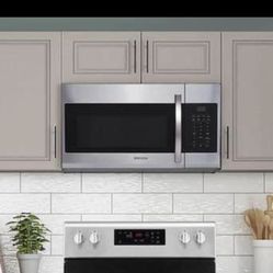 Samsung 1.7-cu ft 1000-Watt Over-the-Range Microwave (Stainless Steel)