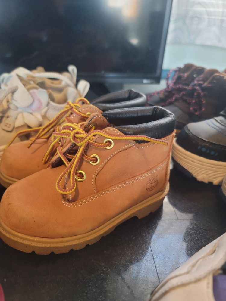 Kids Timberland And Jordan Shakers