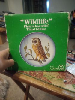 Collector Plate "Wildlife" Barn Owl