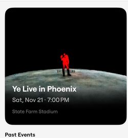 Ye tickets PHX