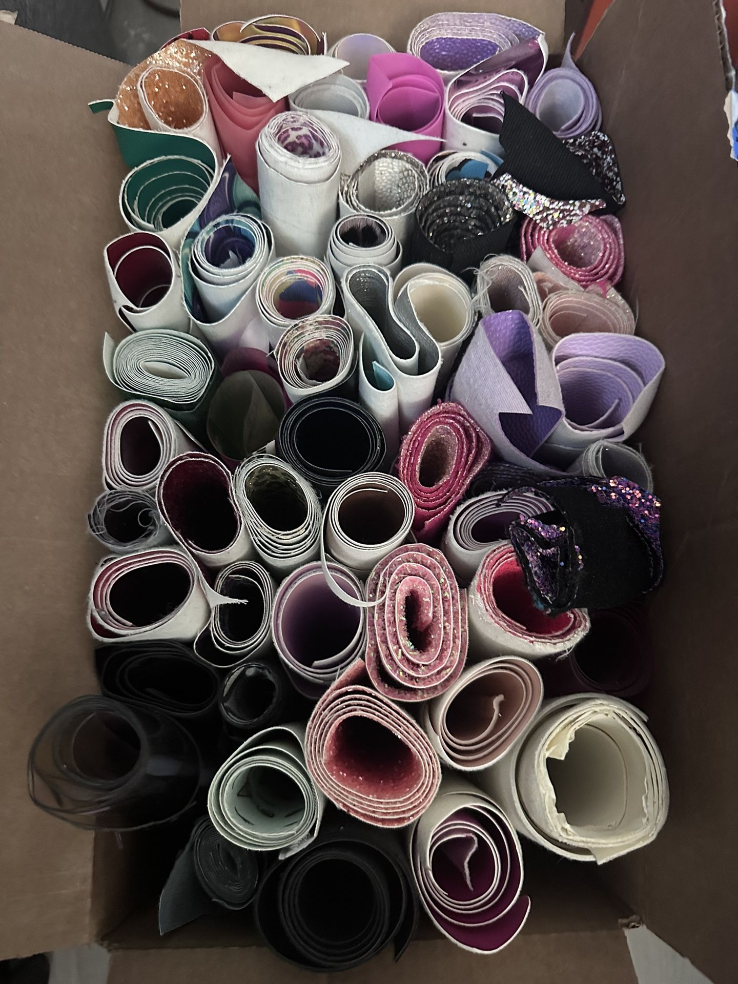 Faux Leather Vinyl For Bows