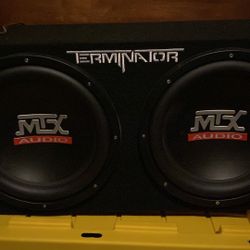 MTX Subs And Amp