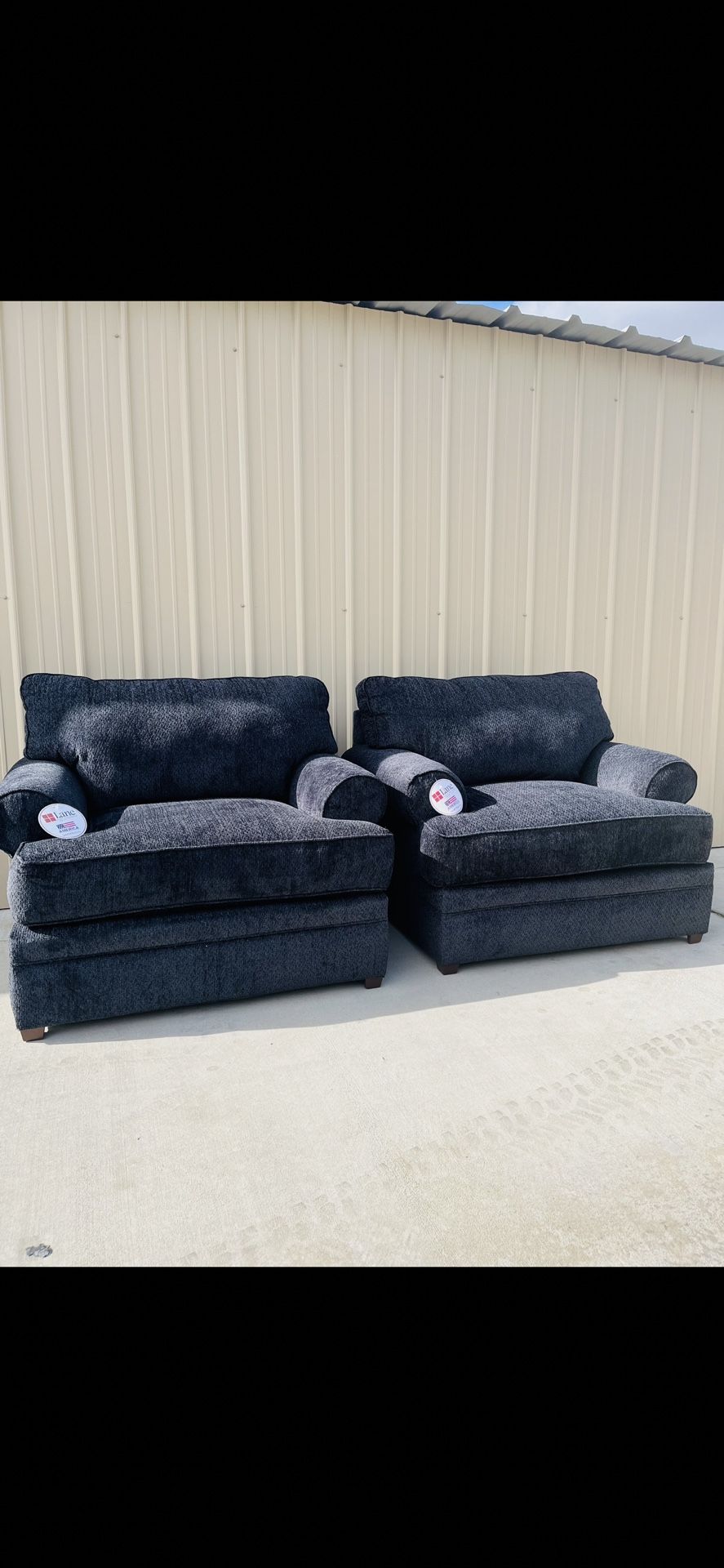 2 New Oversized Chairs