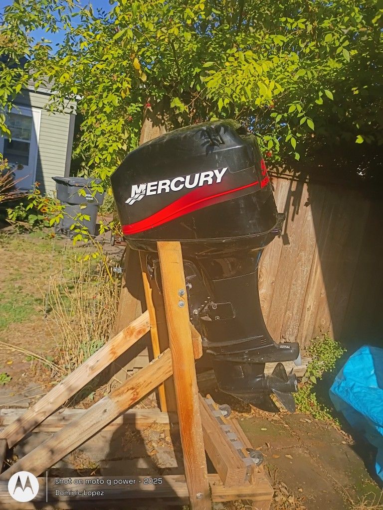 Mercury 50 Outboard Great Motor Kept In Excellent Maintenance Condition