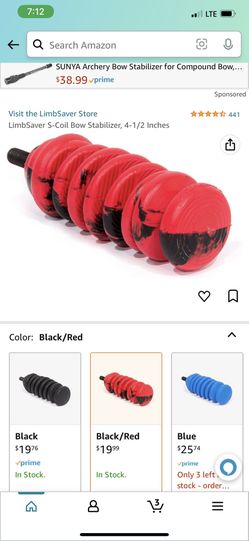 LimbSaver S-Coil Bow Stabilizer, 4-1/2 Inches
