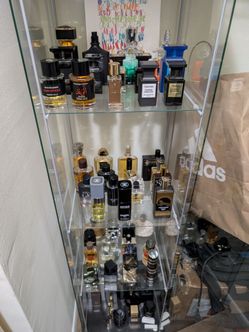 Large Designer/ Niche Fragrance Collection with Glass Display Case