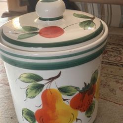 Cookie Jar Large Container 9” Width
