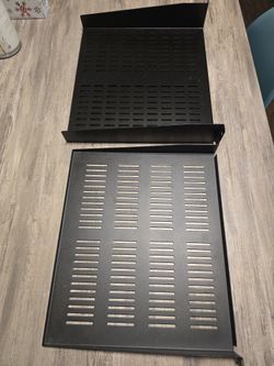 Vented Cantilever Rack Mount Steel Server Shelf