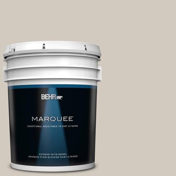 Brand New BEHR MARQUEE 5 gal. Porch Swing Beige Satin Enamel Exterior Paint & Primer