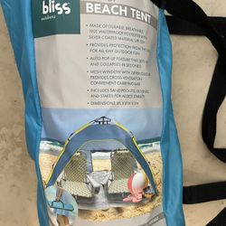 Pop Up Beach Tent New!