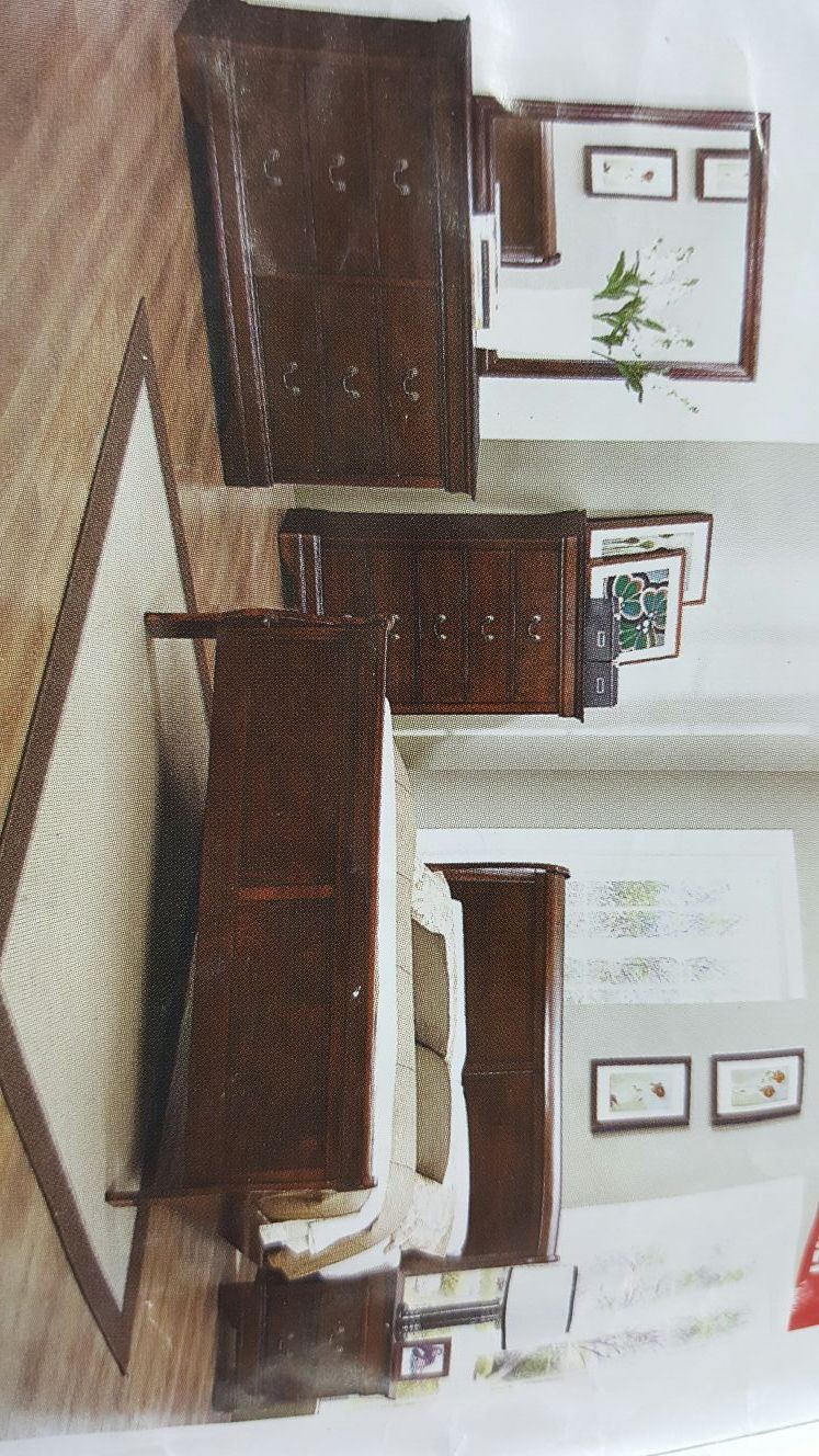 4 pc Sleigh bedroom set queen or full