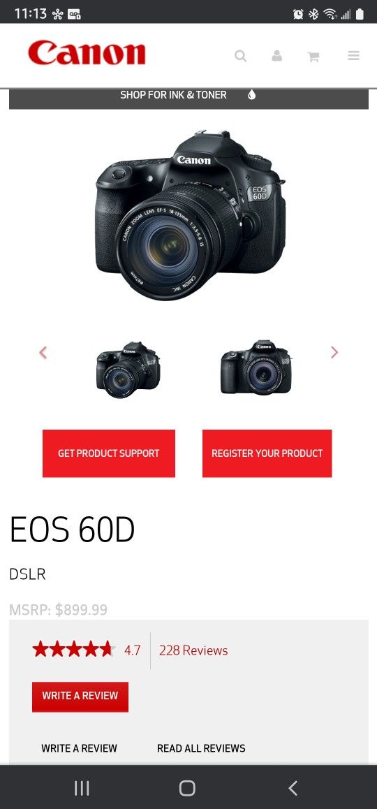 Trade Cannon EOS 60D For Gopro