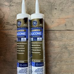 Advanced Silicone 2 Caulk 10.1 oz Window and Door Sealant White