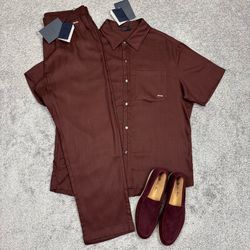 Men’s Loro loafers and P rada suit