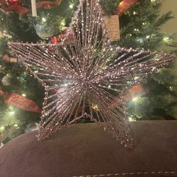 Glitter Christmas star (flat)