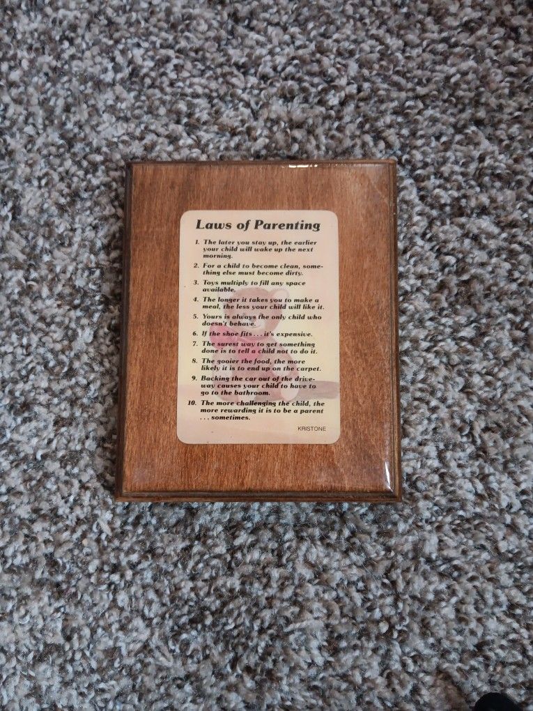 Laws of Parenting.