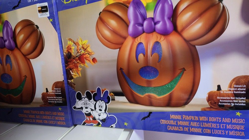 Costco Minnie Mouse LED Pumpkin