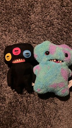 Fuggler Funny Ugly Monster Plush Toys Set of 2
