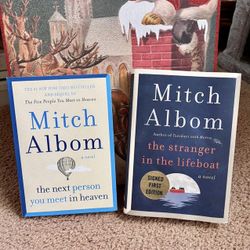 Mitch Albom Books - Signed First Edition