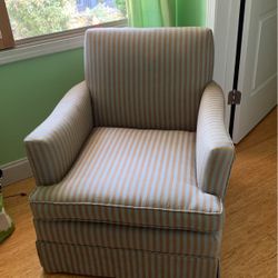 Nice Chair With Matching Ottoman 