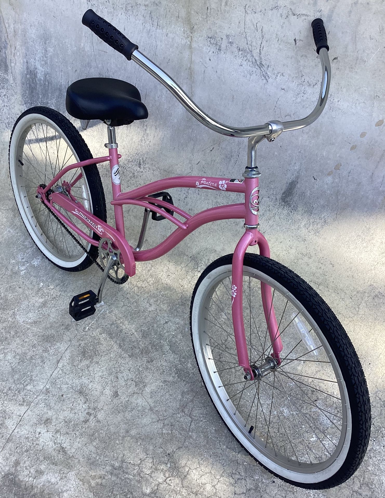 MICARGI PANTERA STEP THRU SINGLE SPEED CRUISER BIKE BARLEY USED LIKE NEW
