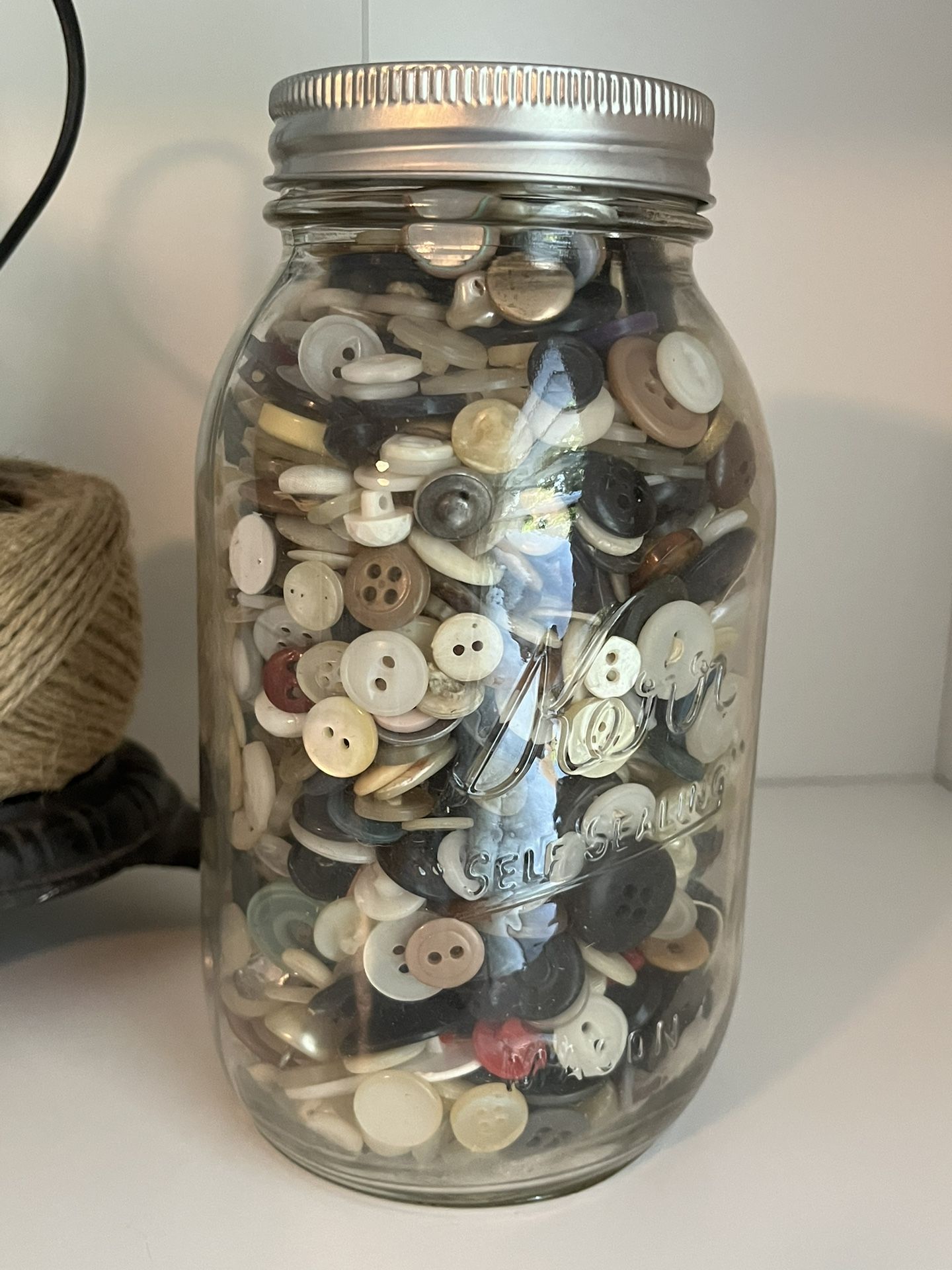 Jar Full Of Buttons