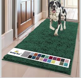 Muddy Mat® | Super Water Absorbent Door Mat Indoor,Microfiber Quick Dry Chenille Entryway Rug,Slip Resistant Front Door Mat,Indoor Mats for Entryway,M