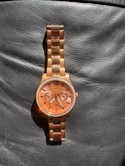Fossil Watch w/ diamonds around face - 5ATM for sale