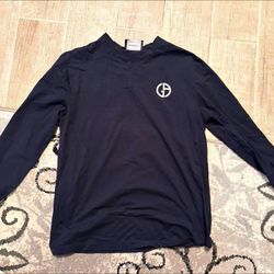 Giorgio Armani Beauty Women's Large Navy Blue Employee Uniform Shirt (Size L)