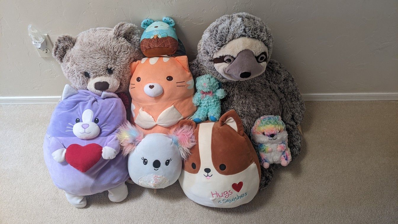 Stuffed animals-must go this weekend