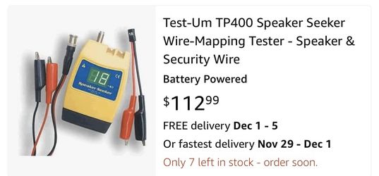 Test-Um Speaker Seeker