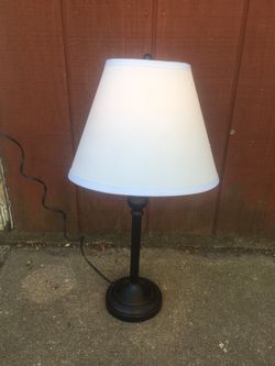 23” tall table lamp.