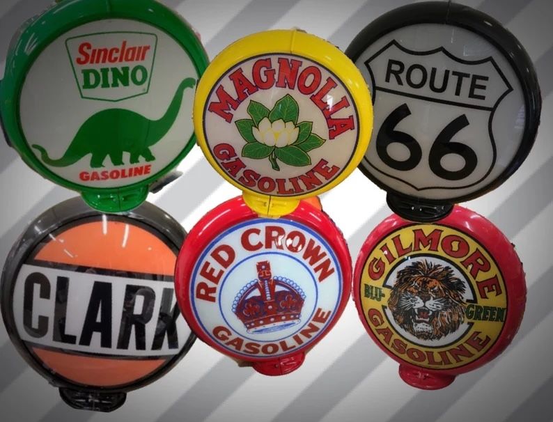 Hundreds Of Globes Available For Gas Pumps