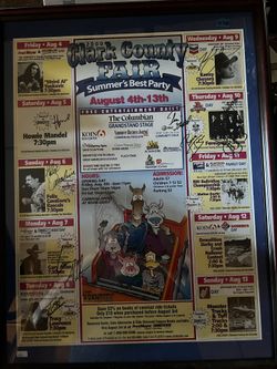 2000 Clark County Signed Fair Poster