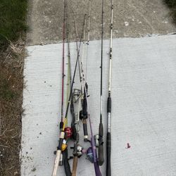 Fishing Poles  (All For One Price)
