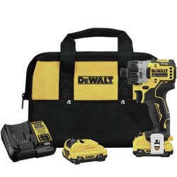 DEWALT XTREME 12V MAX* Cordless Screwdriver, 1/4-Inch, 2-Ah Batteries (DCF601F2)