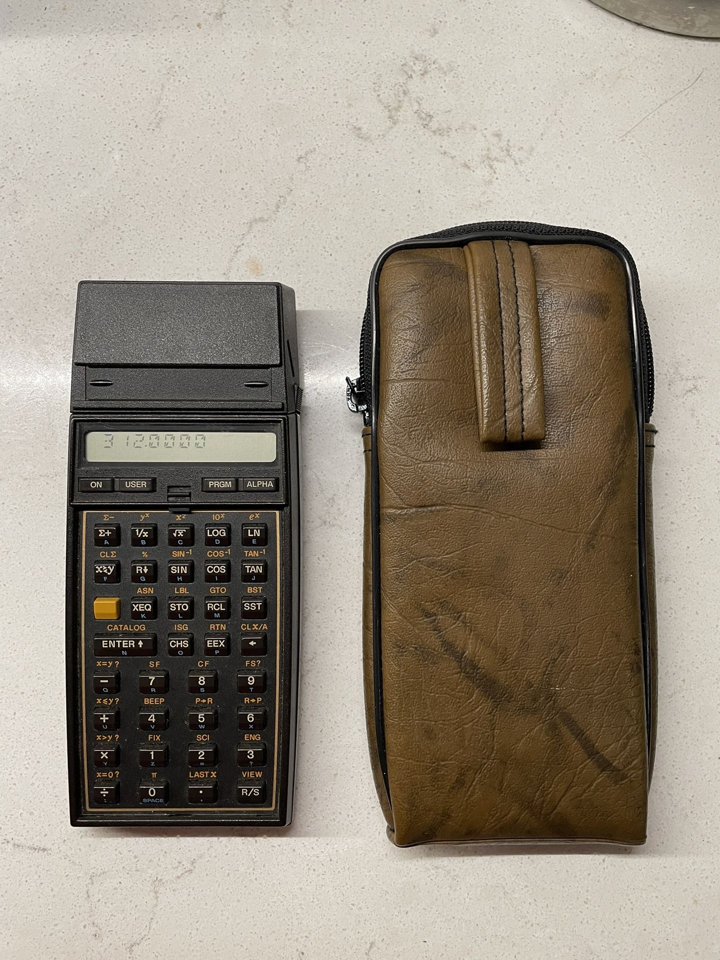 HP41CX Calculator With Card Reader, Case No Batteries