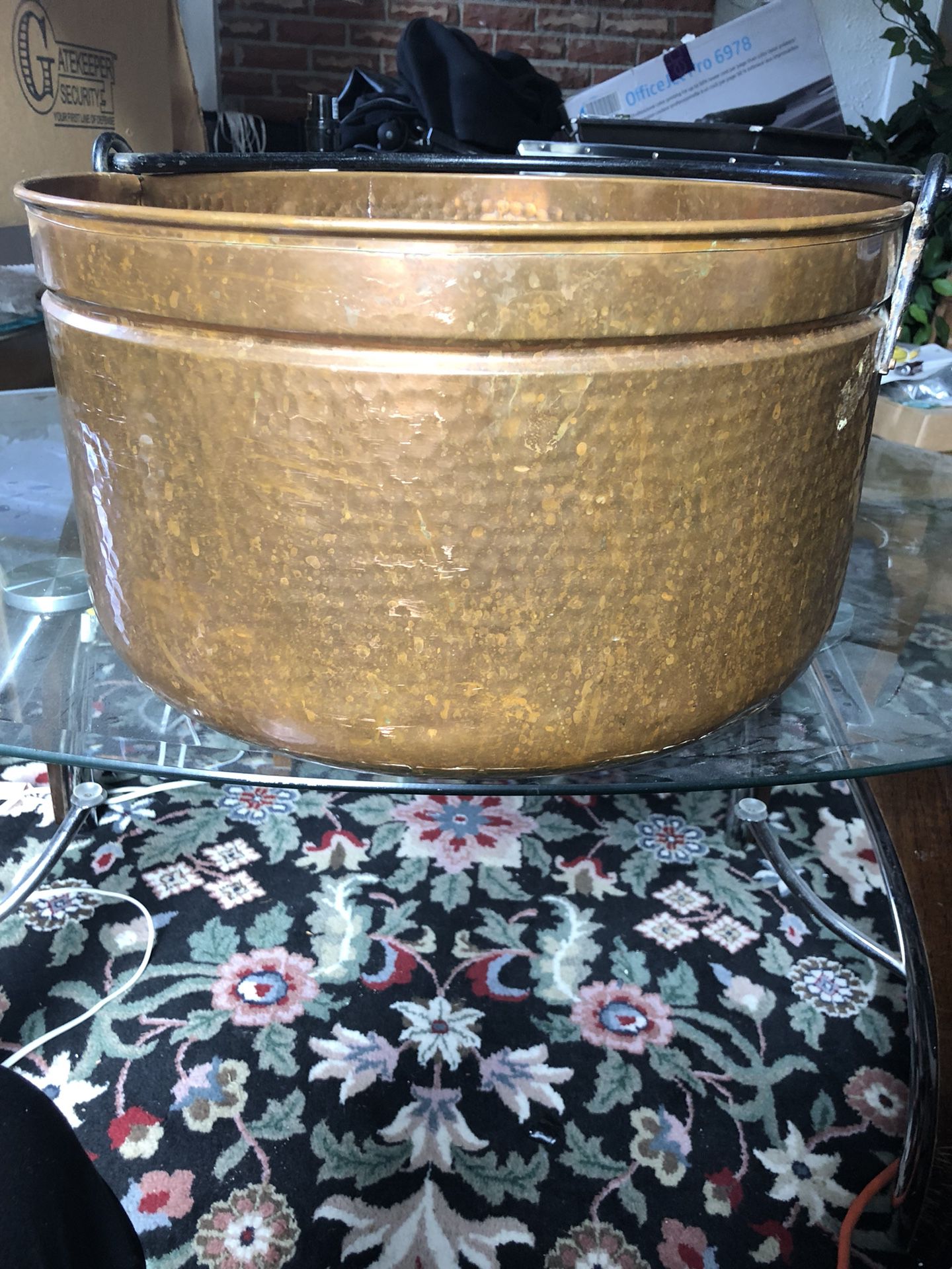 Handmade copper pot